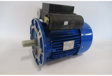 .1,1 KW 1410 RPM 1 fase 230 volt, Asmaat 24mm. NEW